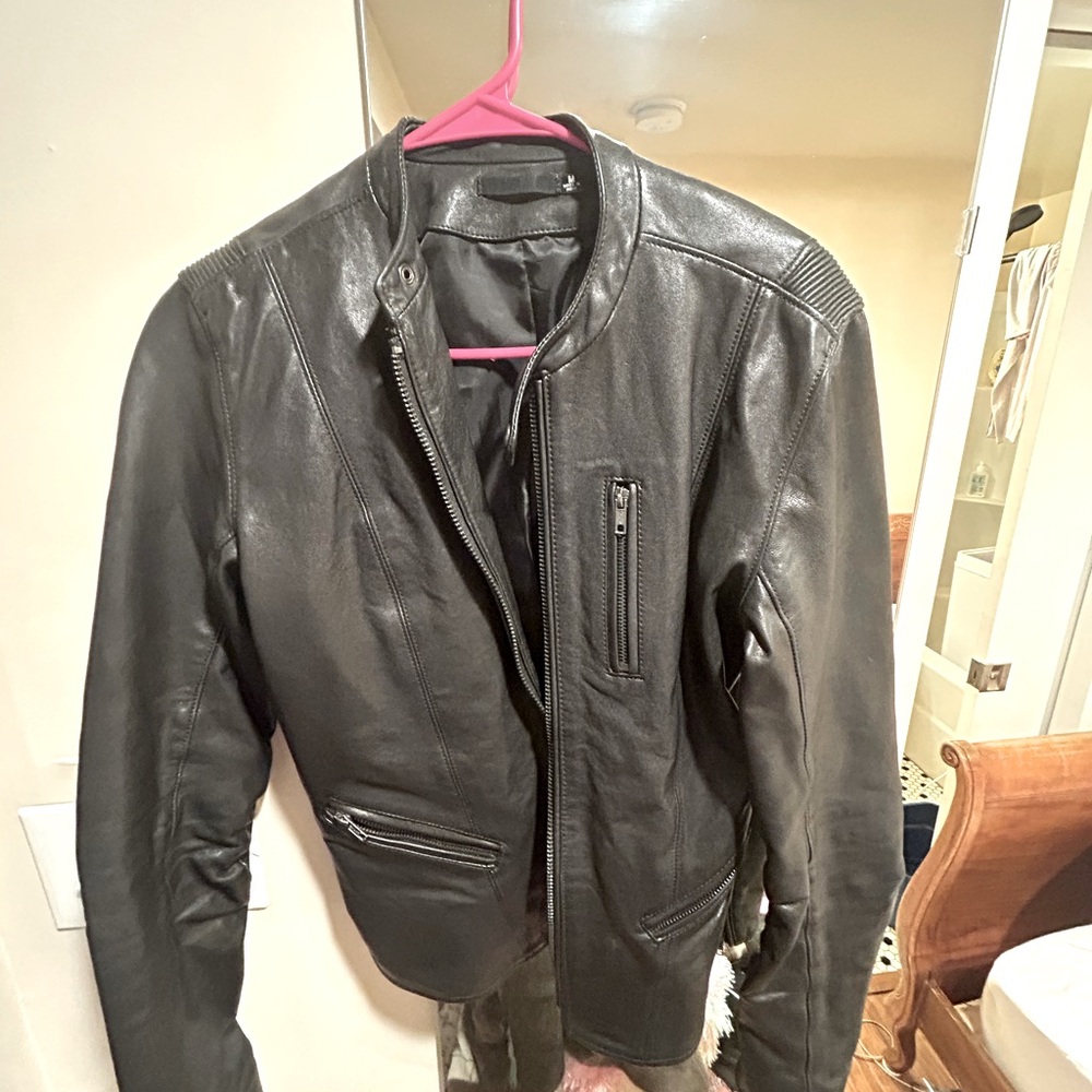 BLK DNM genuine leather jacket